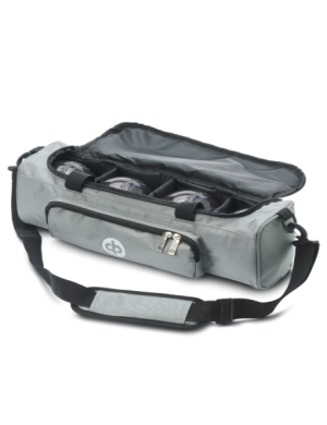 Drakes Pride Beam 4 Bowl Bag- Silver